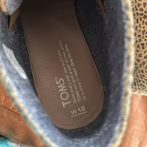 Tom’s leopard shootie women’s size 10 - Picture 4 of 5